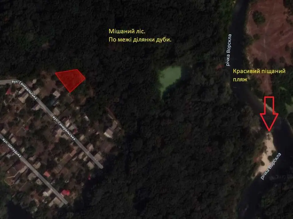 Дачный участок в Буланово. Полтава | Приват житло