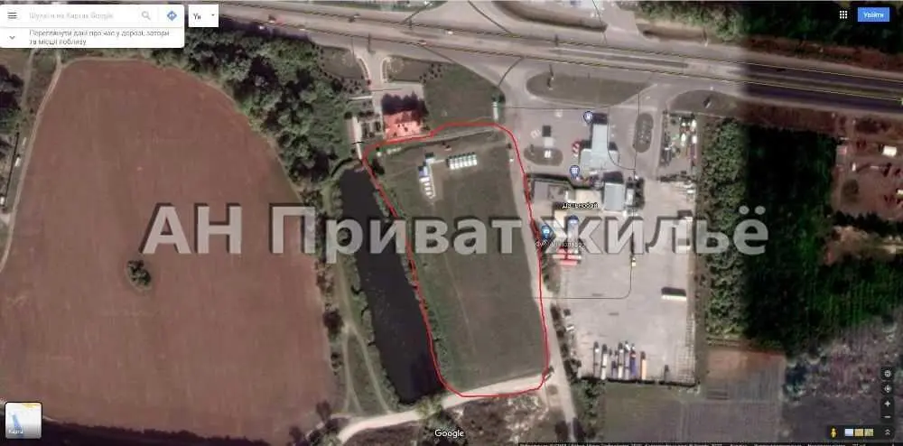 земельна ділянка 1,2 га, знаходиться на трасі Київ-Харків | Приват житло