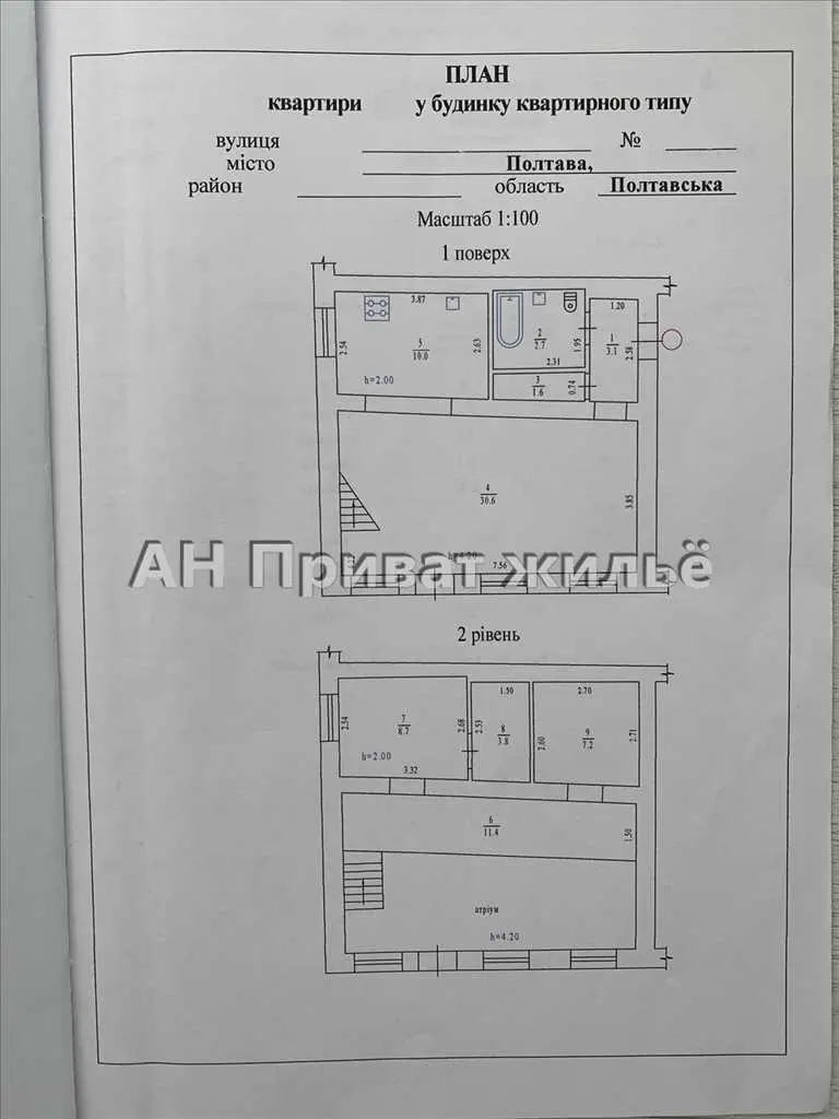 Сучасна та унікальна квартира в серці Полтави! | Приват житло