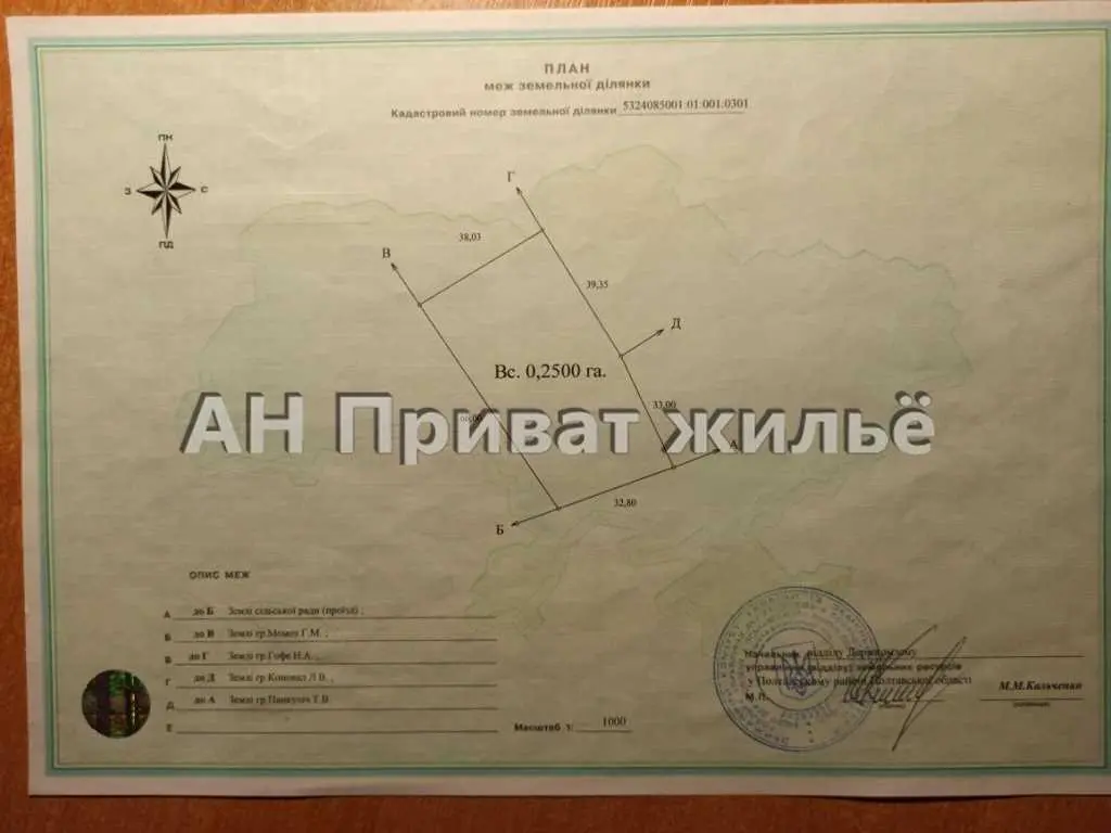 Замечательный участок в Судиевке! | Приват житло