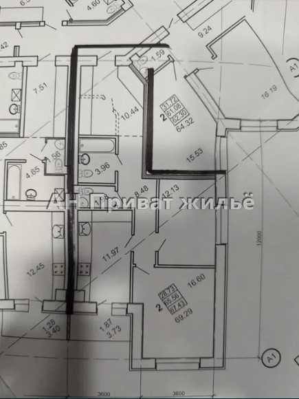 Половки, двокімнатна квартира в новому будинку   | Приват житло