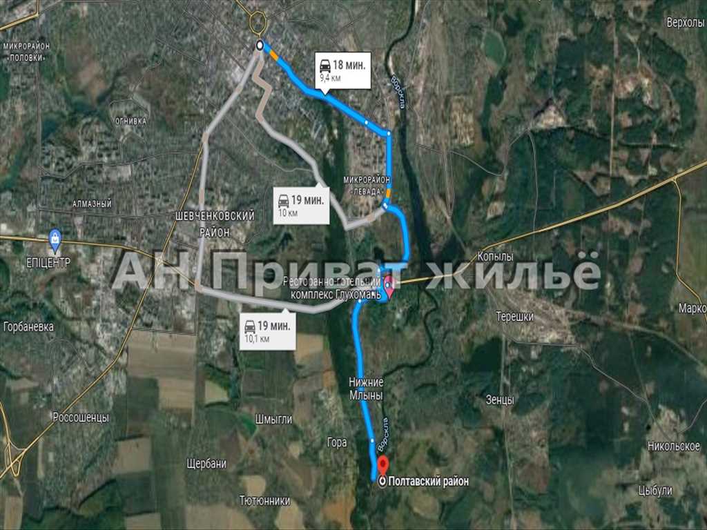 Ділянка в Нижніх Млинах біля річки | Приват житло