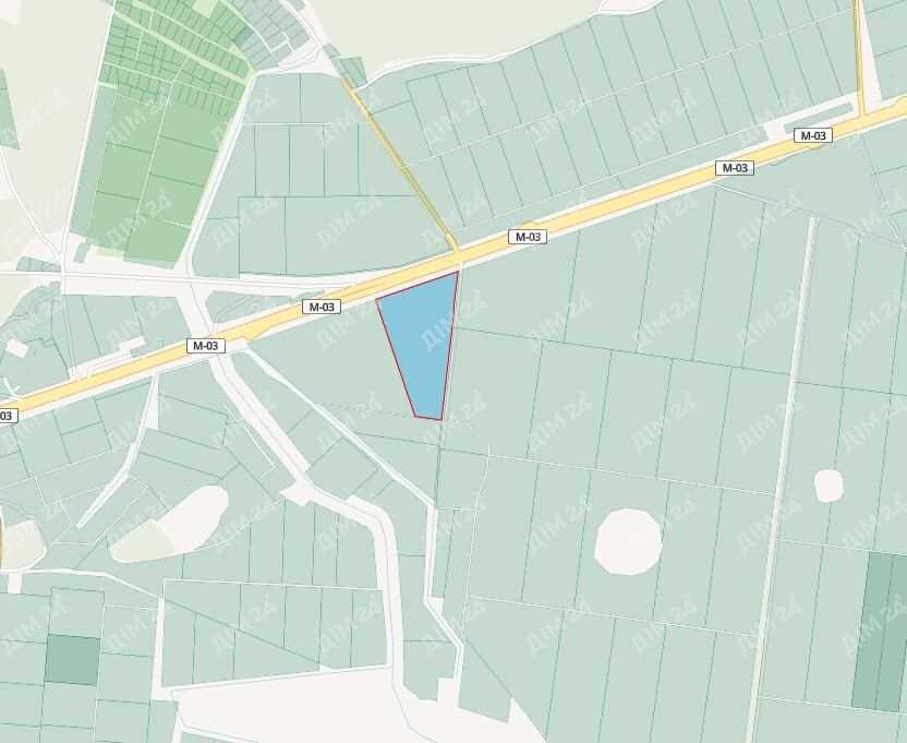 Ділянка 6 га вздовж траси Київ - Харків | Приват житло