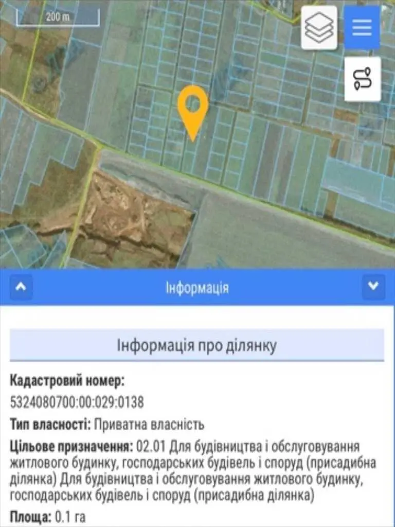 Ділянка під забудову в Гожулах. | Приват житло