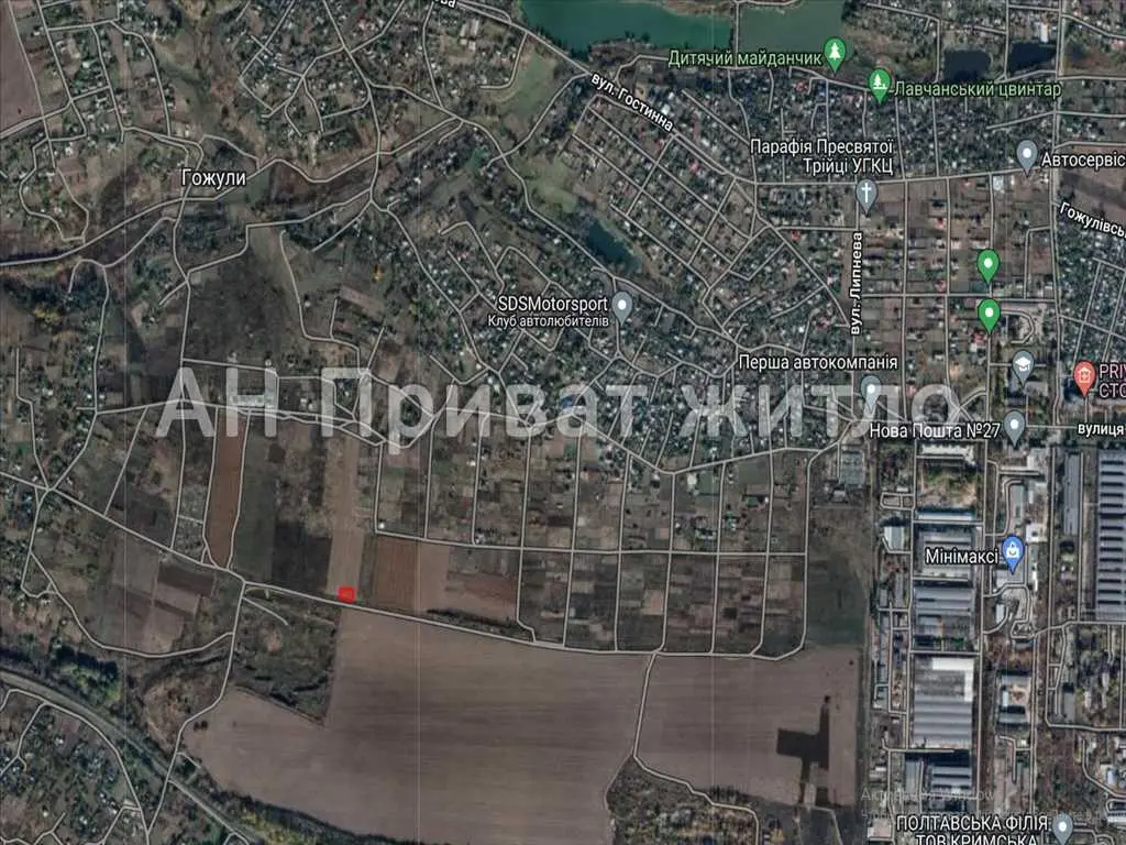 Земельна діняка під забудову, Гожули | Приват житло