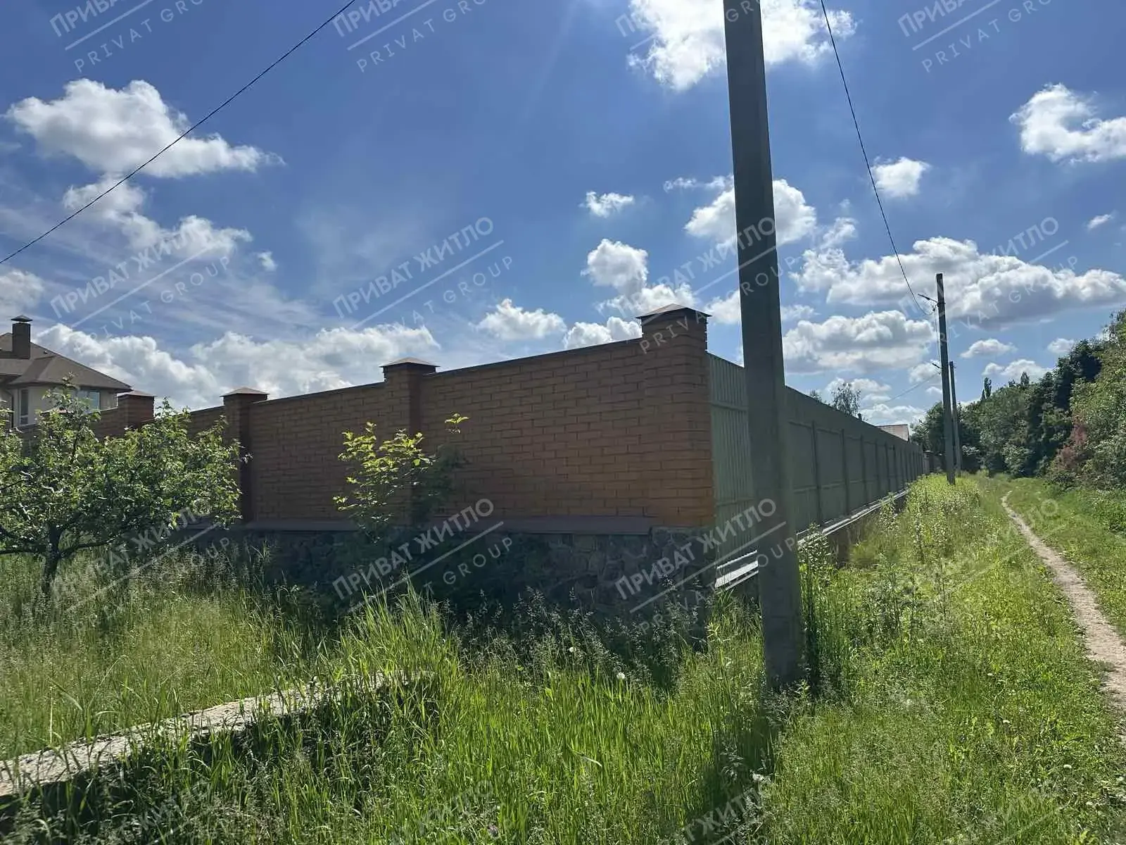 Земельна ділянка з капітальним парканом по периметру, Дендропарк | Приват житло