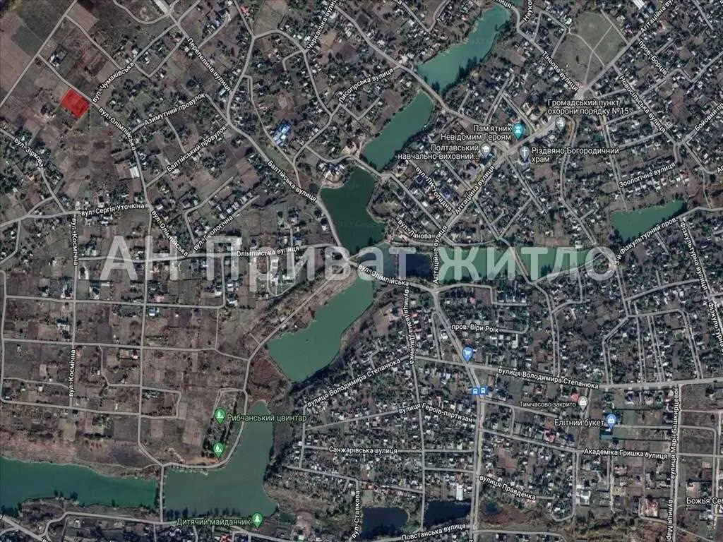 Бюджетна земельна ділянка в Рибцях  | Приват житло