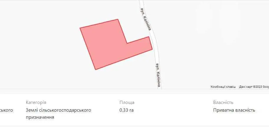 Земельна ділянка у Терновщині | Приват житло