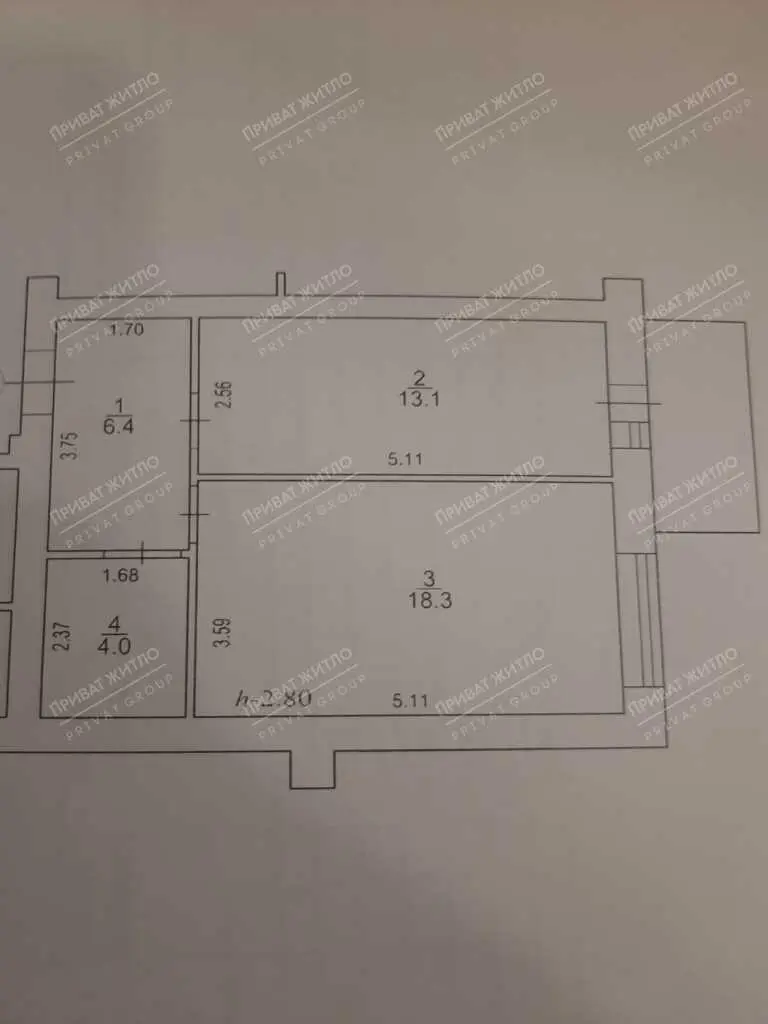 1 кімнатна квартира в новобудові біля  Сільпо в зданому будинку | Приват житло