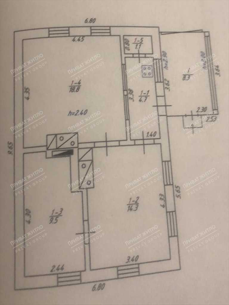 Бюджетний будинок в 4 км від міста. | Приват житло