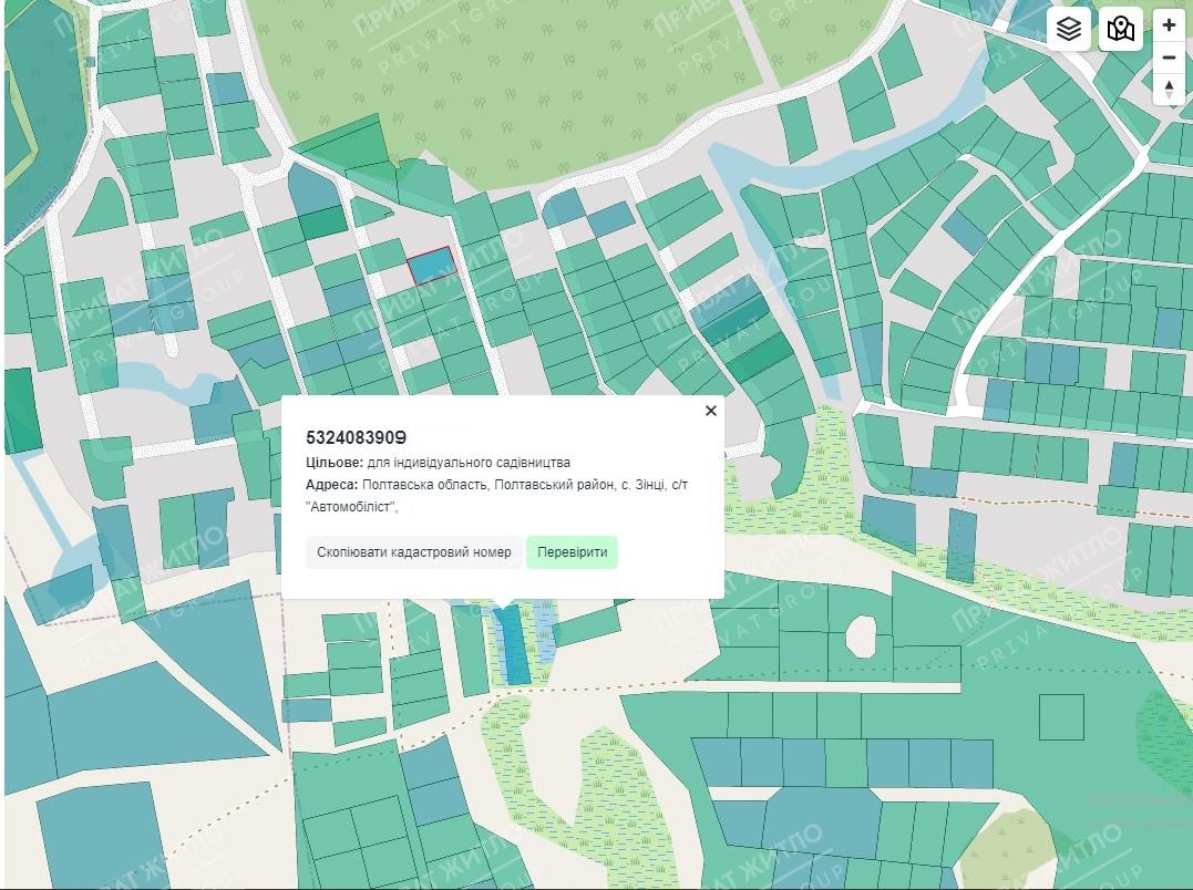 Ділянка з виходом дої водойми  | Приват житло