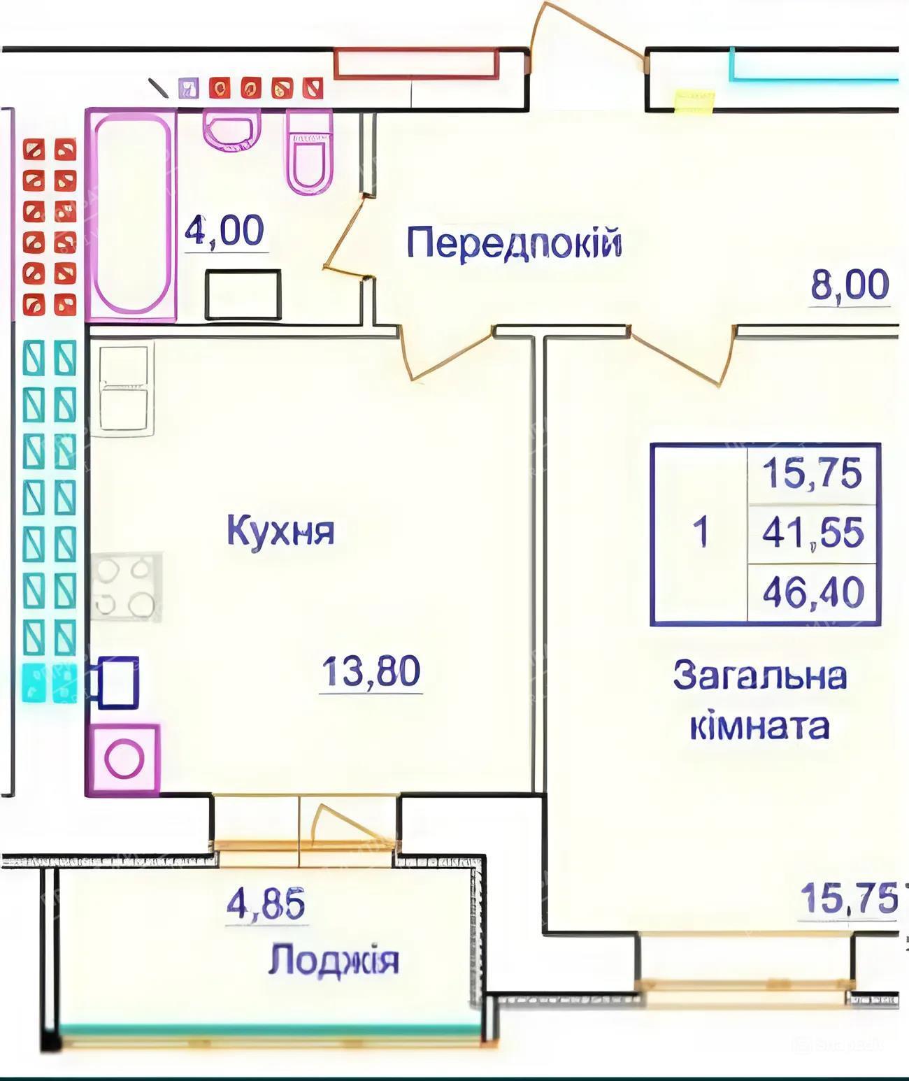 Однокімнатна квартира в новобудові | Приват житло