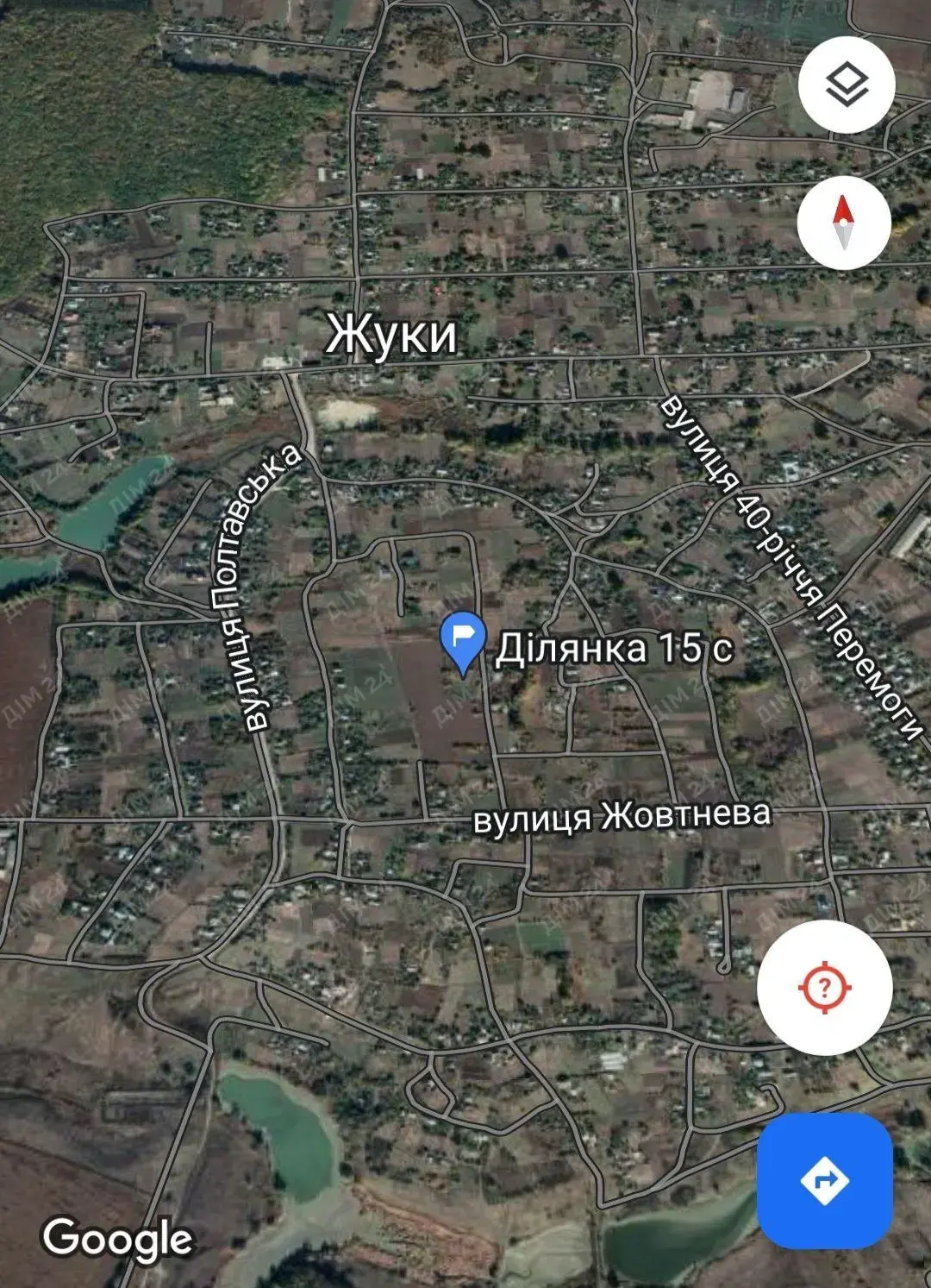 Ділянка під забудову. Село Жуки | Приват житло
