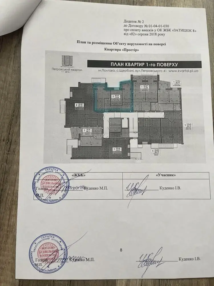 2 кімнатна квартира в ЖК Петровський | Приват житло