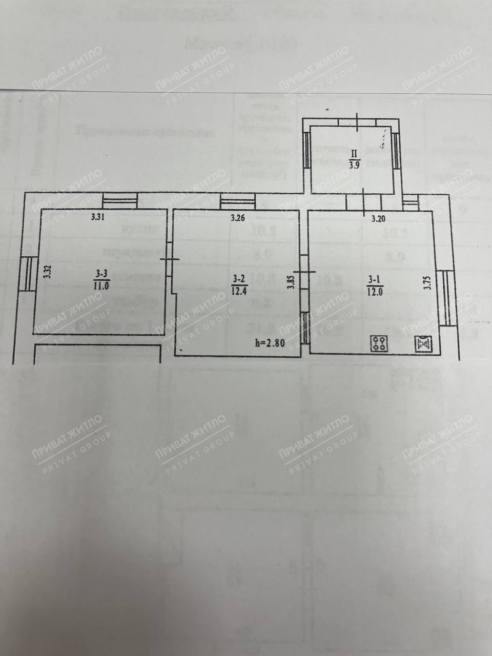 Бюджетна частина будинку на Подолі.  | Приват житло