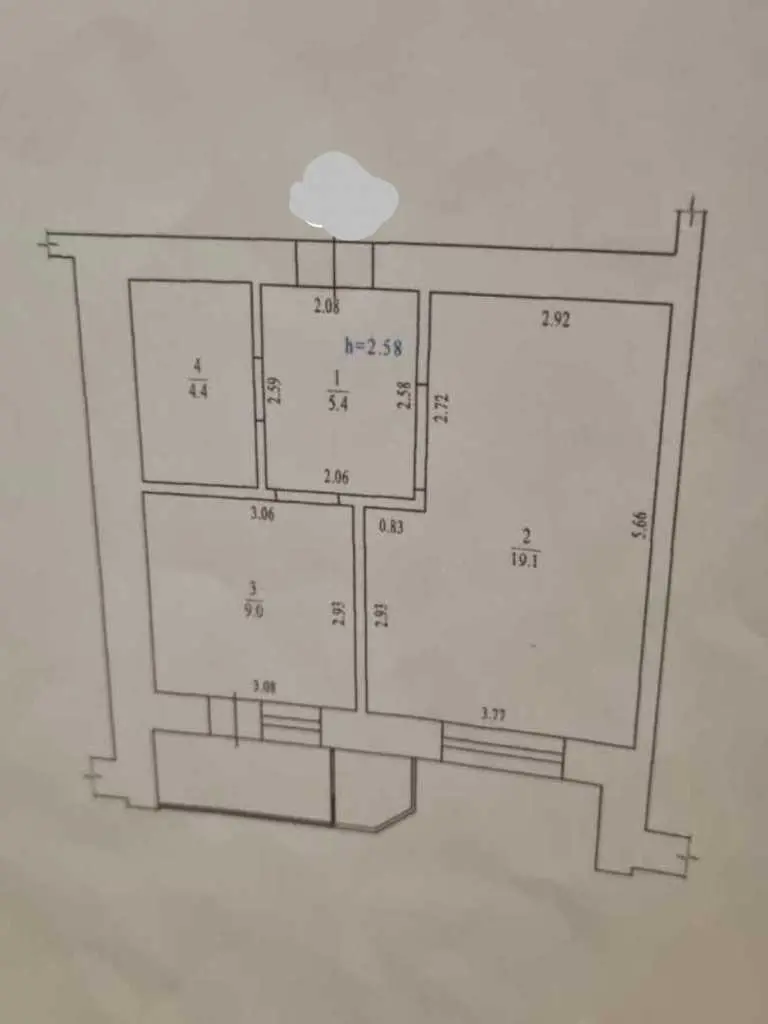Видова однокімнатна квартира на Садах! | Приват житло
