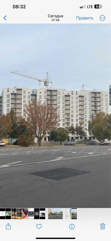 1 кімнатна квартира в новобудові на Героїв України  | Приват житло