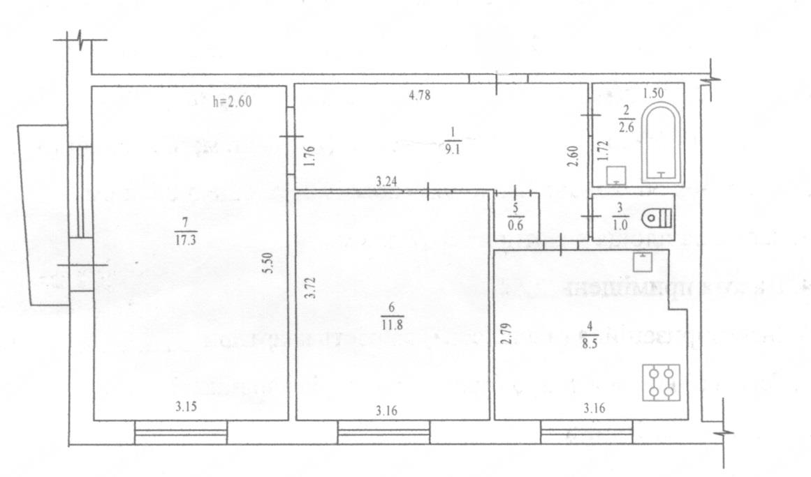 Затишна 2-х кімнатна квартира на Садах-1 | Приват житло