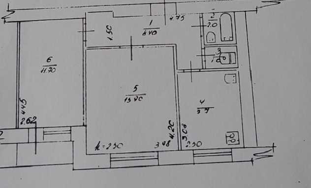 Двокімнатна квартира на Боженка. | Приват житло