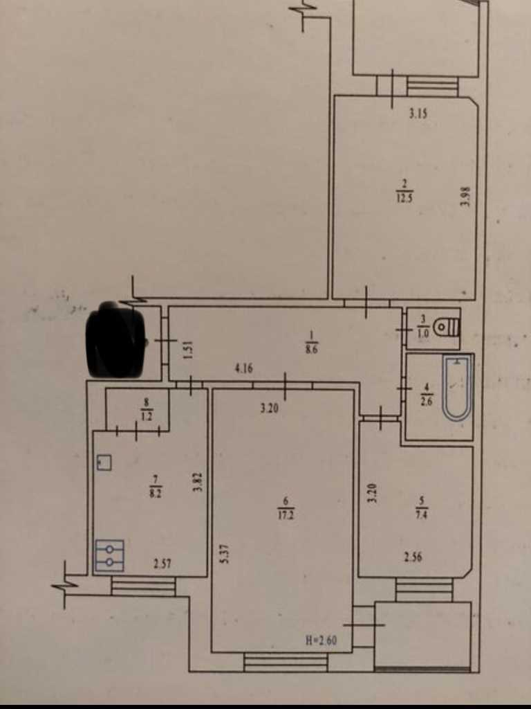 Продаж 3 кімнатної квартири
 | Приват житло