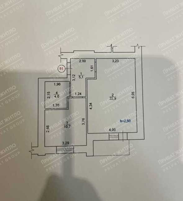 Полтава, 1 кімнатна квартира - Продаж, Боровиківського б-р.,  | Приват житло