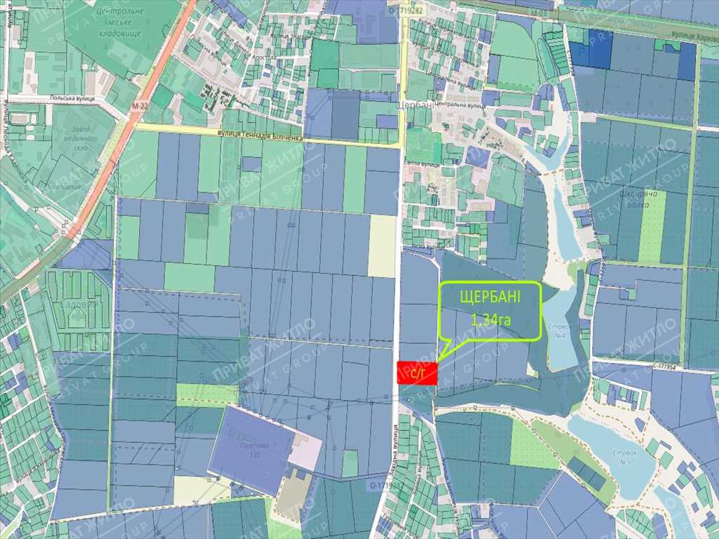 Щербані. Ділянка під ваш проєкт. | Приват житло