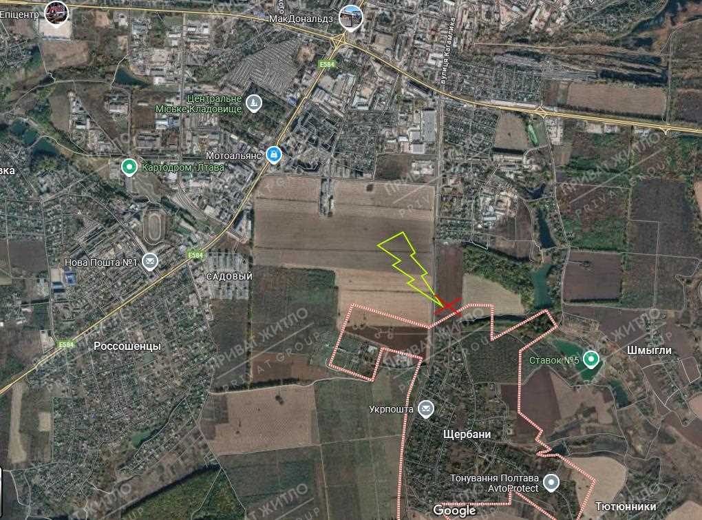 Щербані. Ділянка під ваш проєкт. | Приват житло