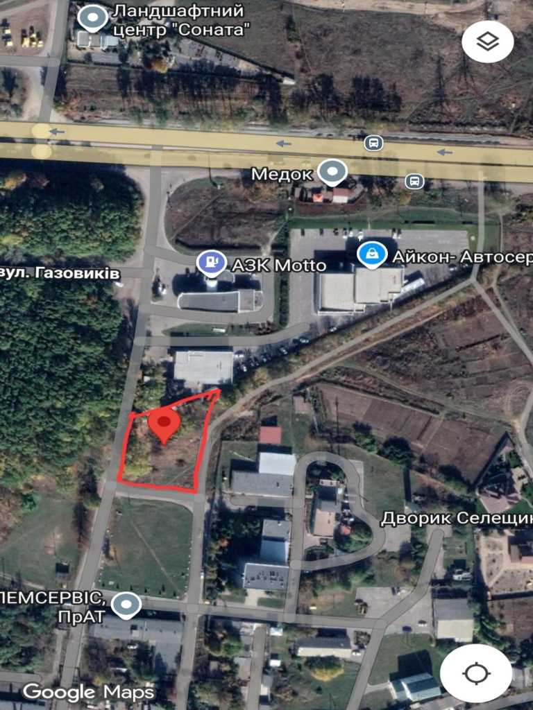 Ділянка для комерційного призначееня  | Приват житло