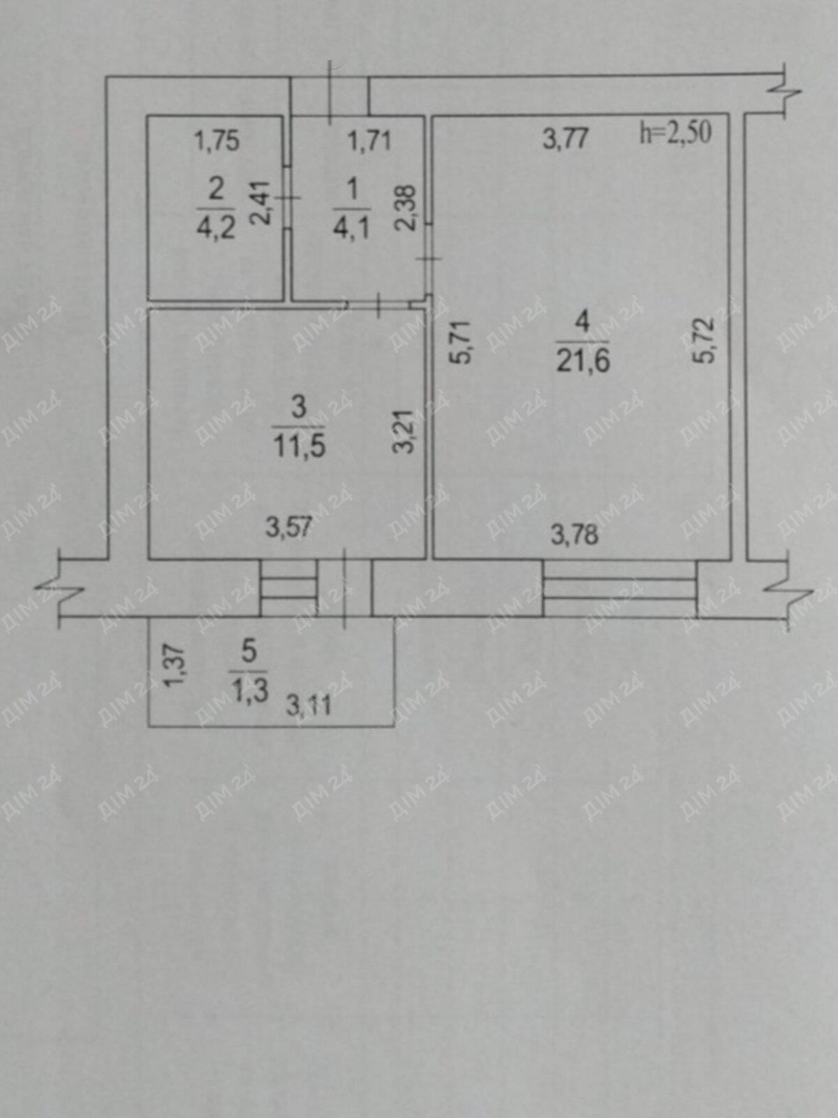 Однокімнатна в новобудові. | Приват житло