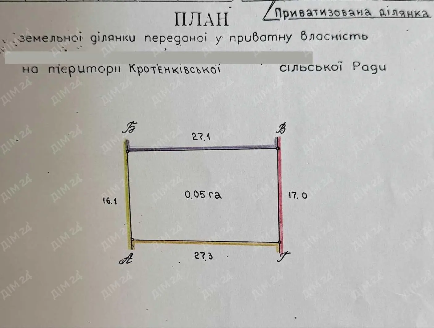 Ділянка в садовому кооперативі. | Приват житло
