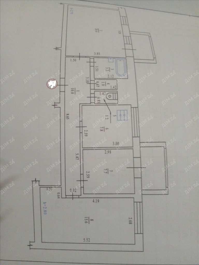 Простора 3 кімнатна квартира в місті. | Приват житло