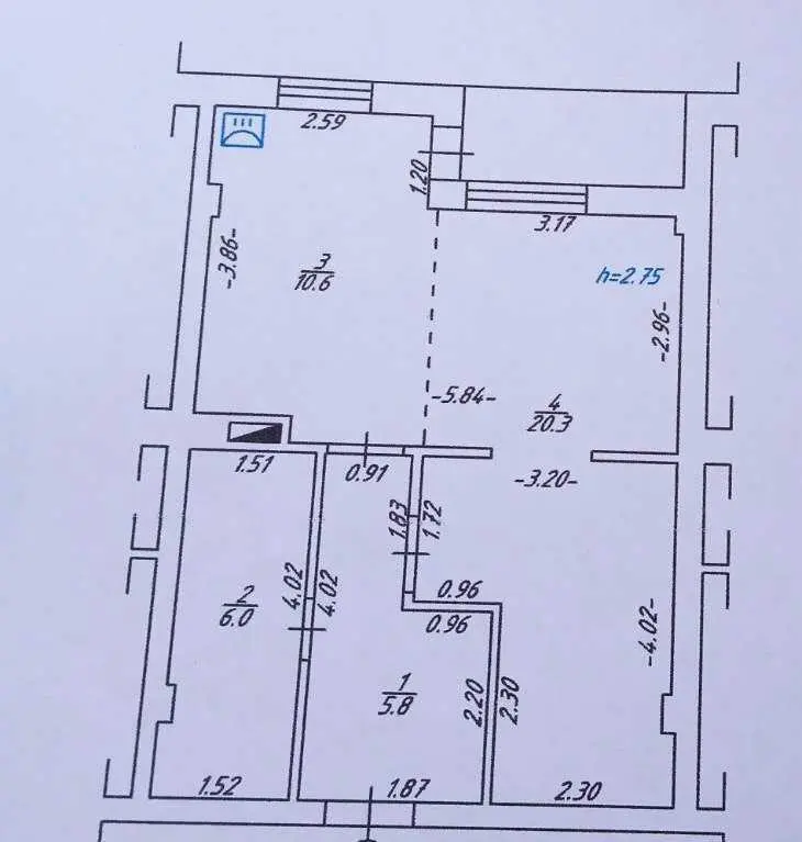 Простора однокімнатна квартира в сучасному ЖК 