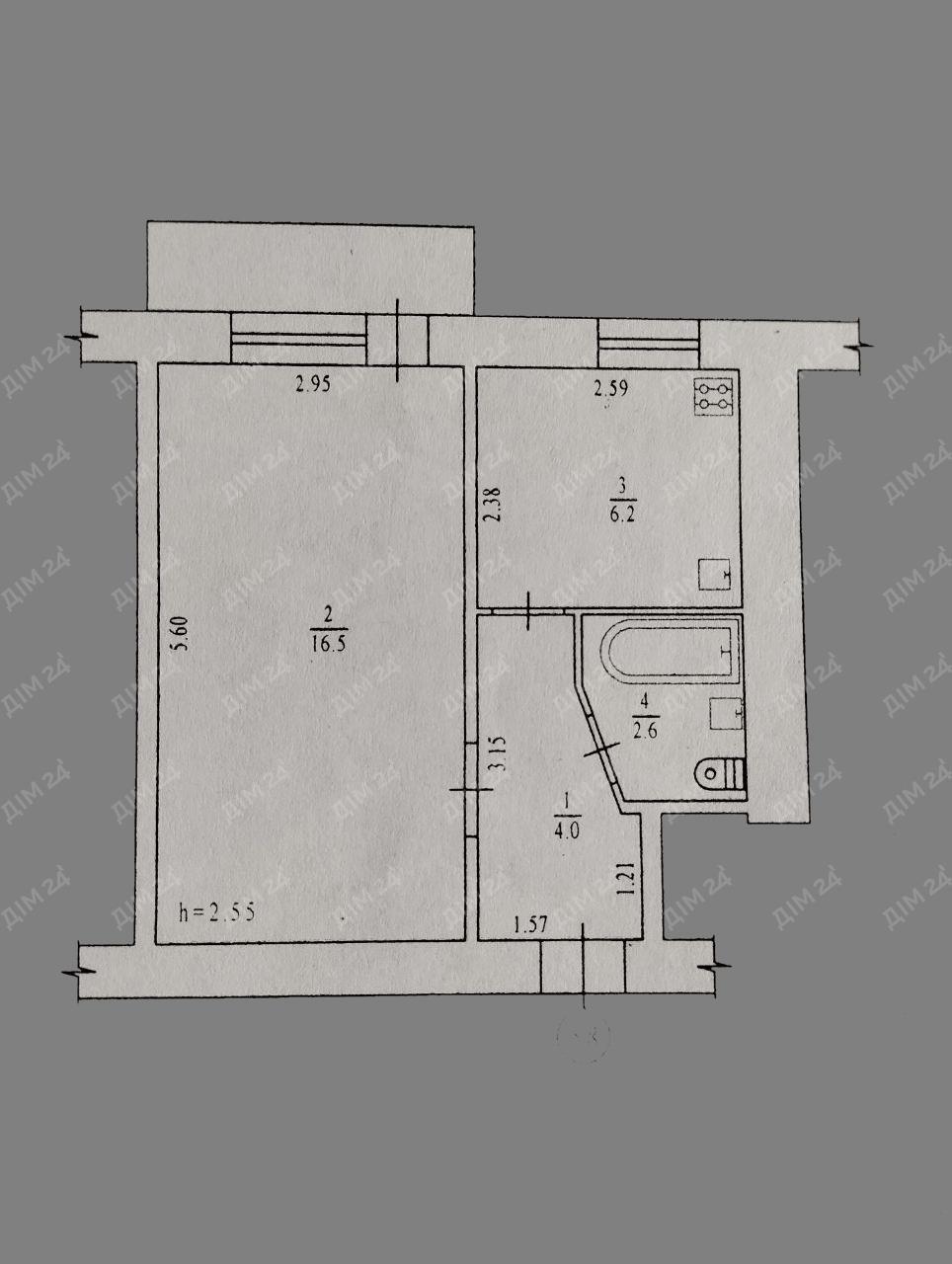 Однокімнатна квартира на Браїлках. | Приват житло