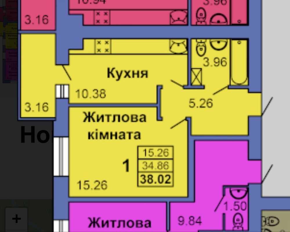 Однокімнатна квартира з АО на Садах | Приват житло
