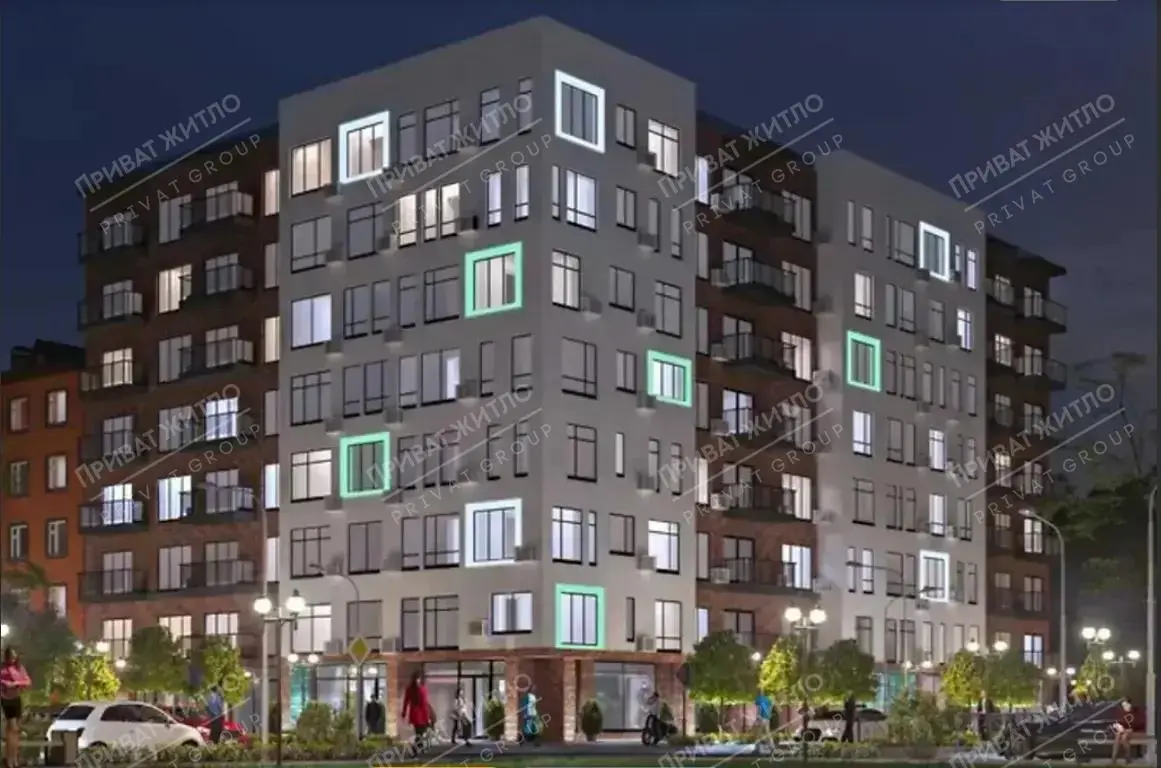 Трикімнатна квартира в новобудові в центрі міста! | Приват житло