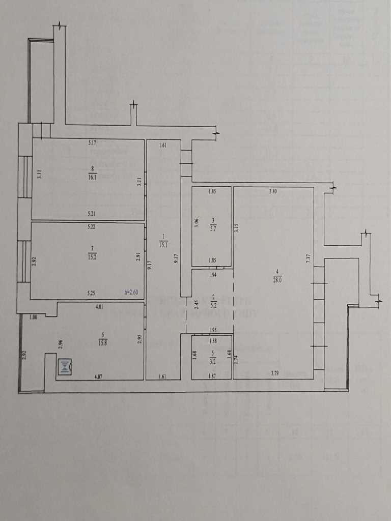 Продаж елітної трикімнатної квартири 112 м² з індивідуальним газовим опаленням
 | Приват житло
