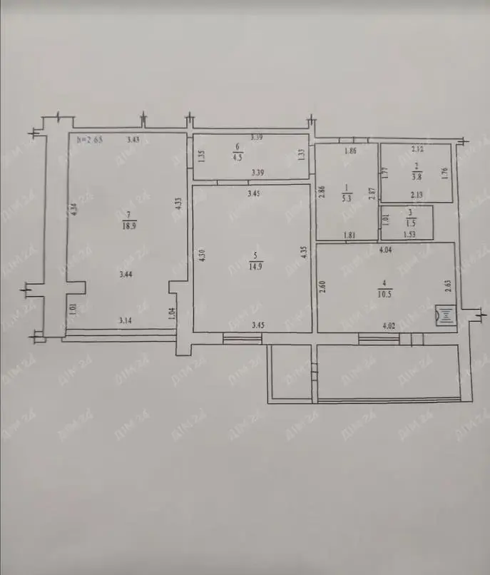 Двокімнатна квартира на Маріїї Башкірцевої | Приват житло