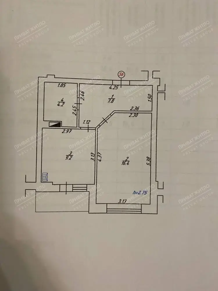 Пропонуємо однокімнатну квартиру в новобудові | Приват житло