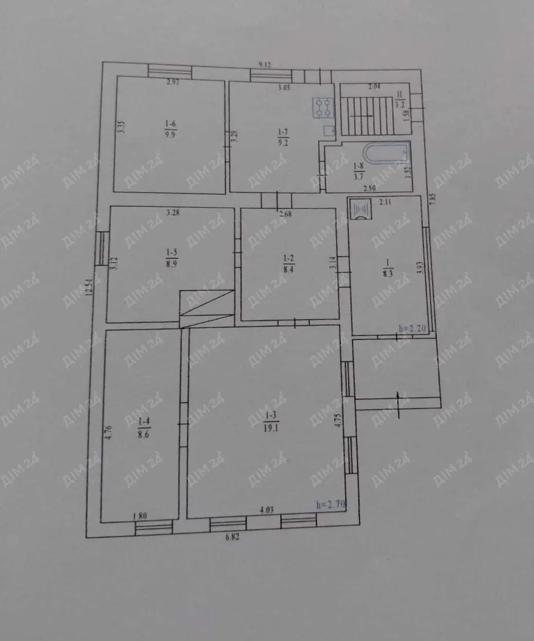 Будинок з комунікаціями в смт Диканька, Полтавська область | Приват житло