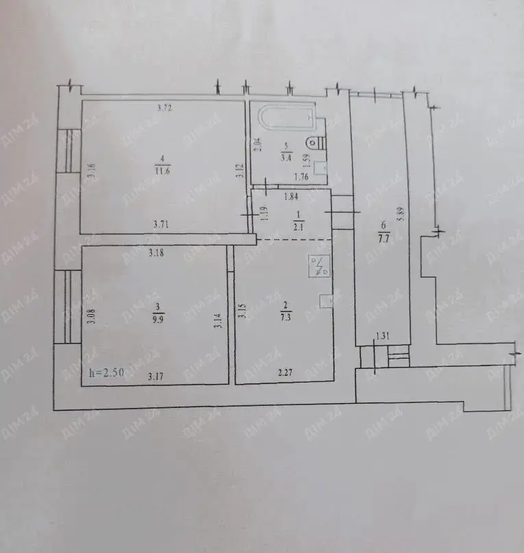 Двокімнатна квартира мікрорайон Алмазний. | Приват житло