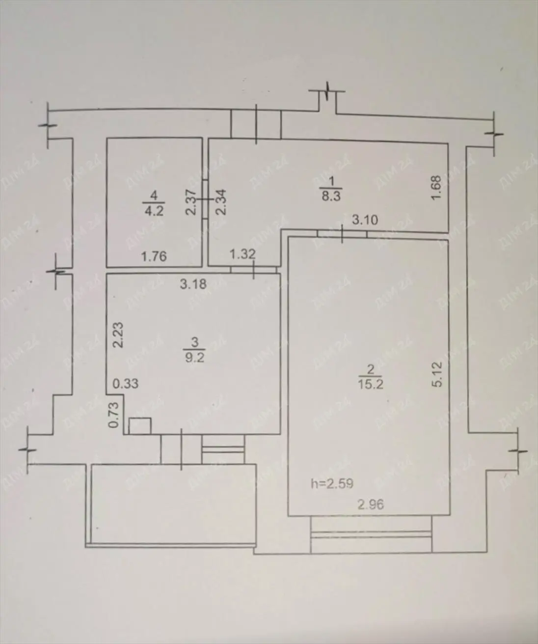 Продаж однокімнатної квартири з новим ремонтом у цегляній новобудові по кільцю. | Приват житло