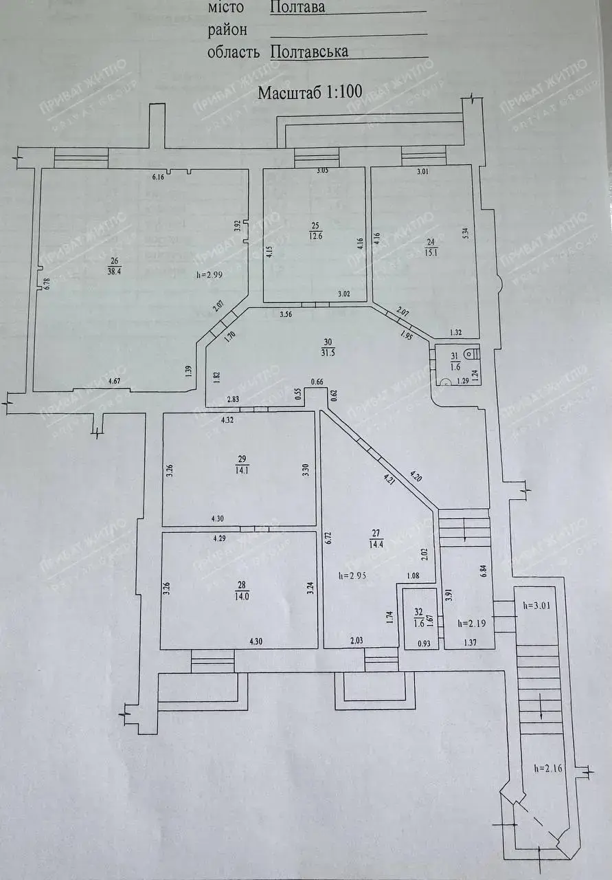Комерційне приміщення в центрі міста (навпроти 
