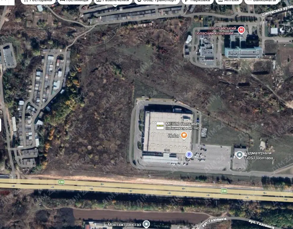 Комерційна земельна ділянка 4,19 га біля METRO | Приват житло